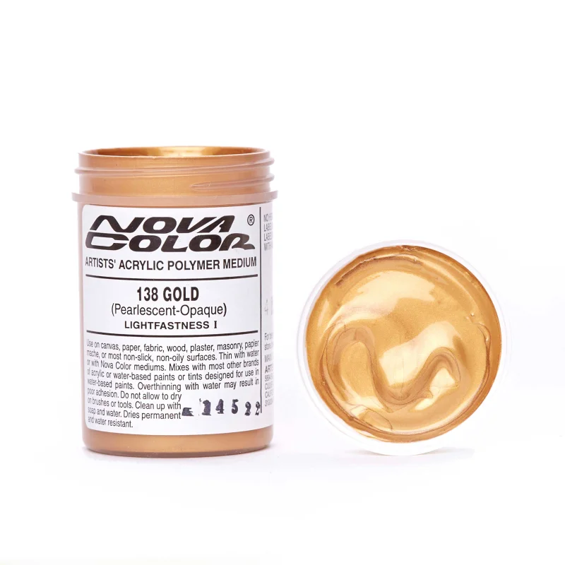 #138 Gold (pearl) – Lightfastness: | – Opaque