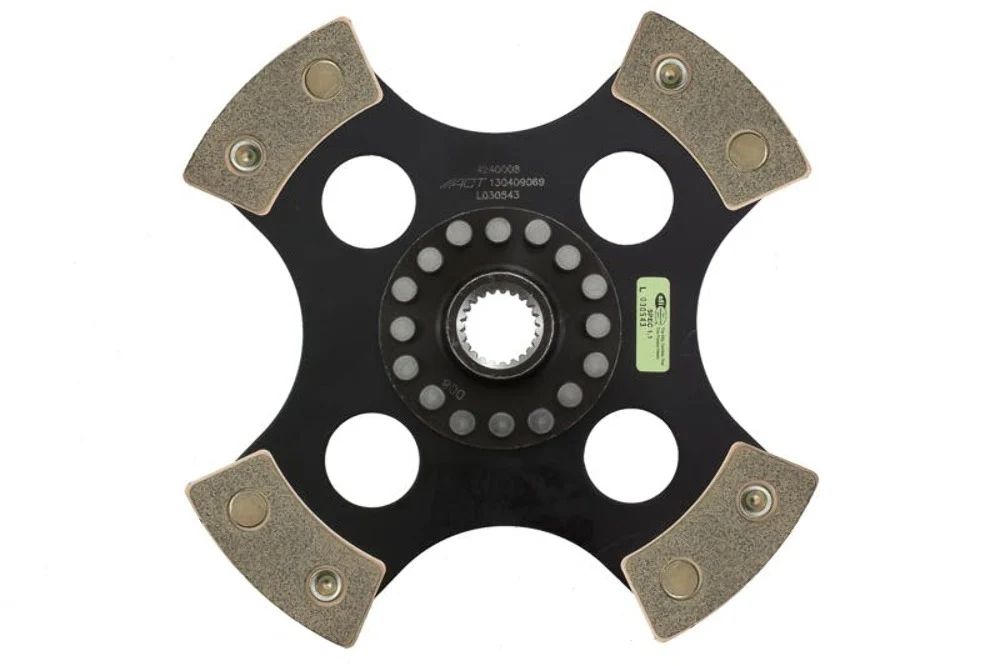 Advanced Clutch Technology 4240008 4 Pad Rigid Race Disc