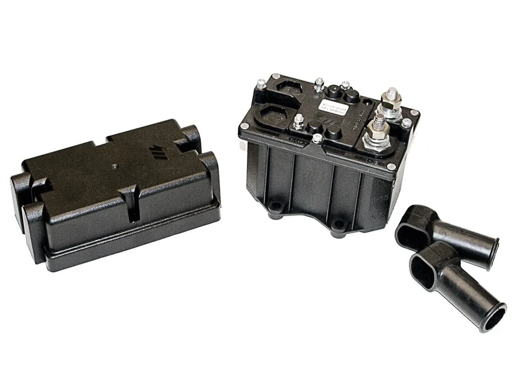 Flaming River FR1054 Battery Disconnect: Electro-Wizard Battery Switch 24 Volt w/Terminal Covers