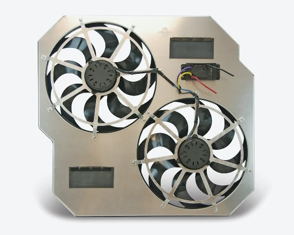 Flex-A-Lite 104641 Fan Electric 15 dual shrouded puller w/ variable speed control