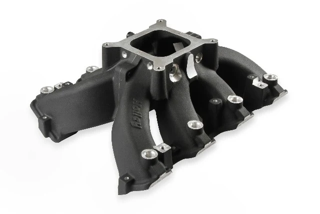 Holley 300-255BK INT MNFD CATHEDRAL SPLIT SGL-PLN EFI-BLA