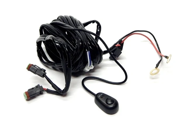 Iconic Accessories 515-1002 Light Bar Harness/Switch DT Connector Dual Plug